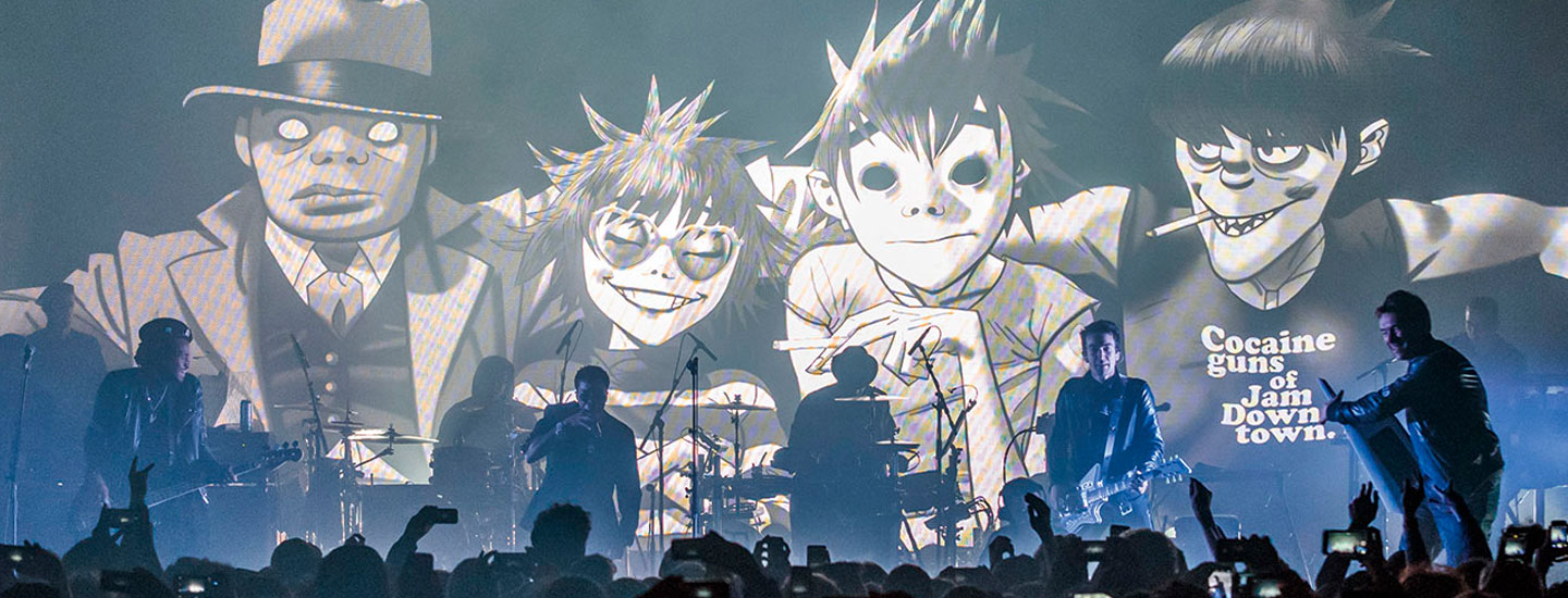 Концерт Gorillaz